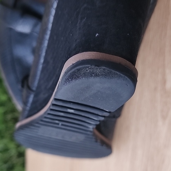 SOUL Naturalizer Women's Hila Loafer Wedge Women' 8.5 Black Snakeskin embossed - Picture 11 of 12